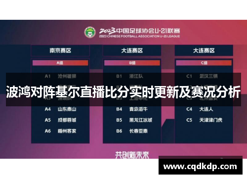 波鸿对阵基尔直播比分实时更新及赛况分析